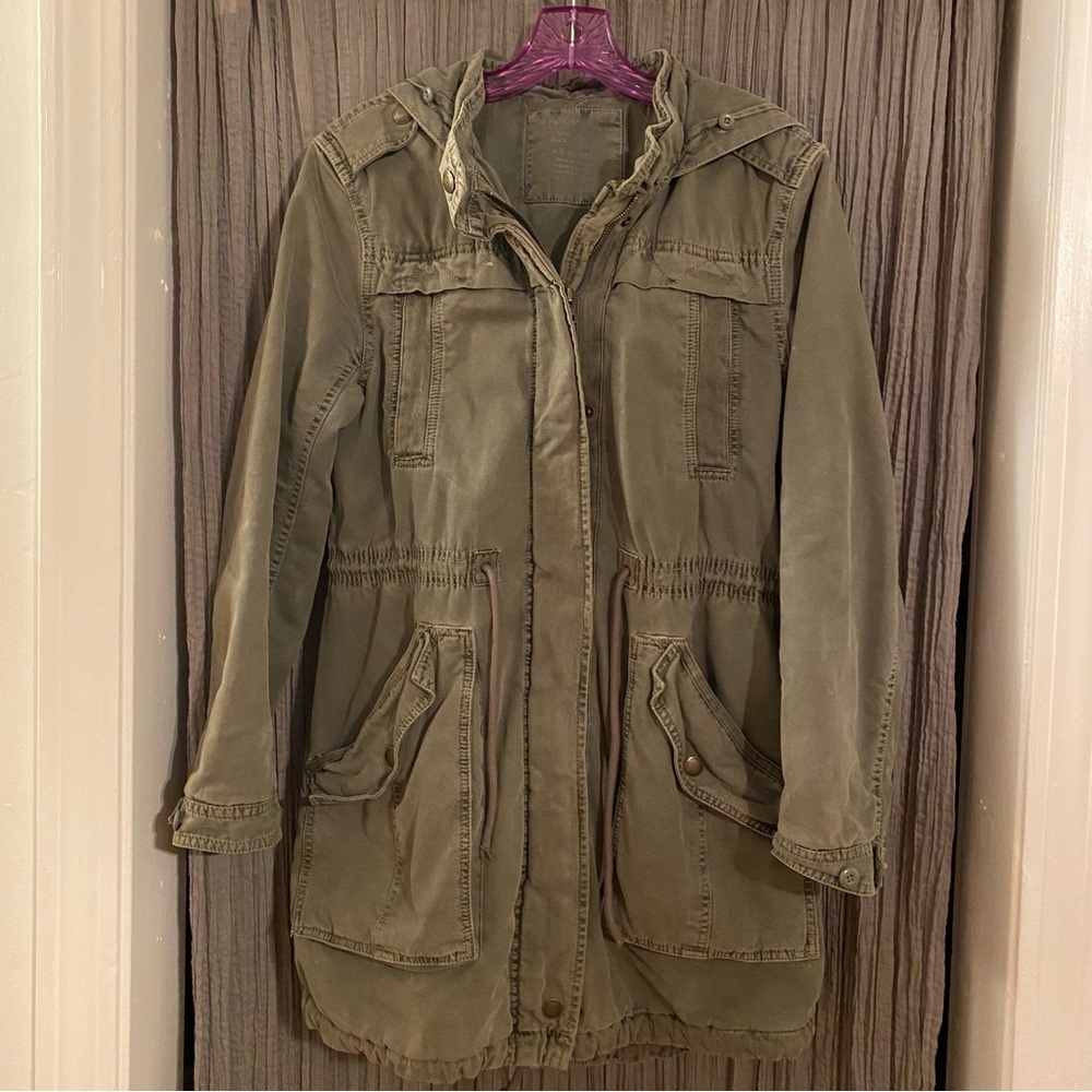 American Eagle Outfitters Green Utility Jacket